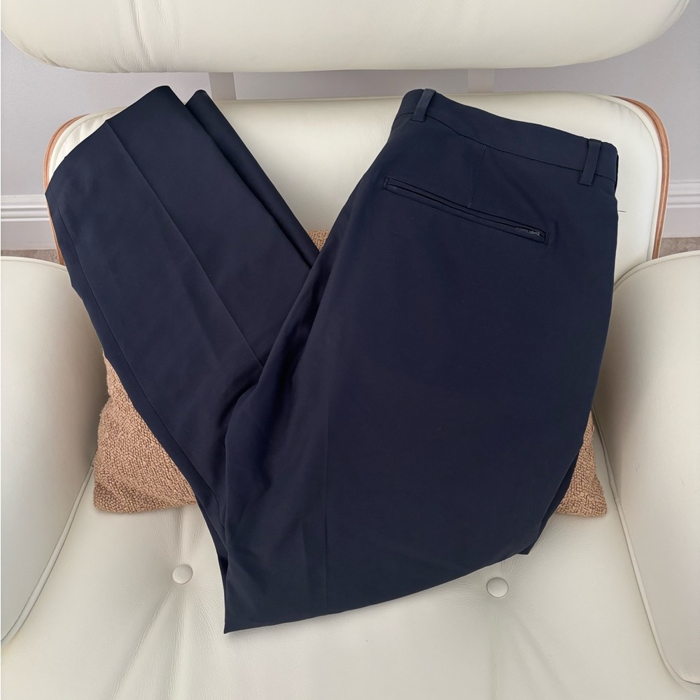 Perry Ellis Portfolio Navy dress pants very slim flex stretch